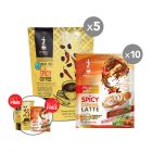 PRIKKA Spicy Coffee x 5 + PRIKKA Dessert Coffee x 10 Free Spicy Coffee x1 , Dessert Coffee x2